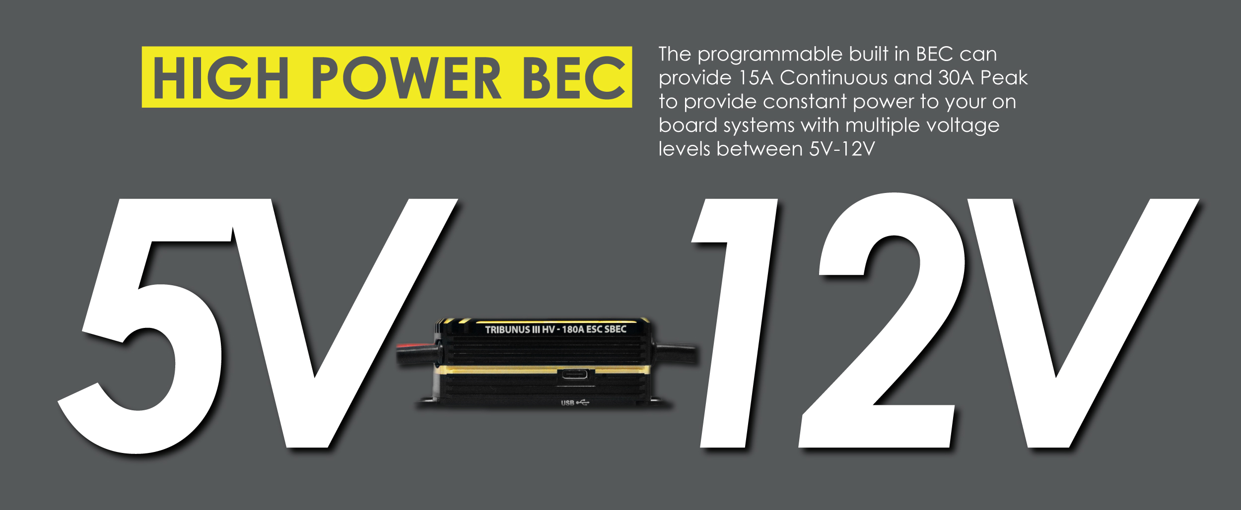 Scorpion Tribunus III HV-180A ESC SBEC features